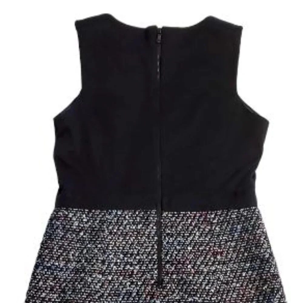 NWT Milly Minis Black Panel Dress in Size 14.